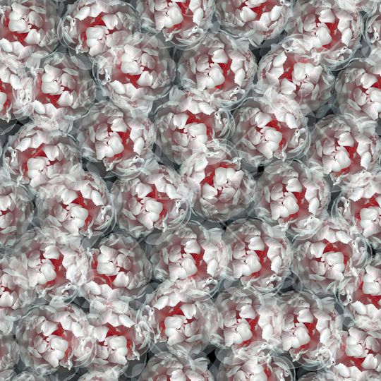 灰色花印花华亿平台图片