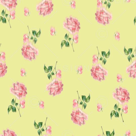 黑底花卉印花华亿平台图片