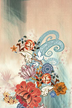 定位花印花华亿平台图片