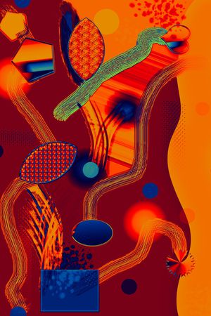 几何印花华亿平台图片