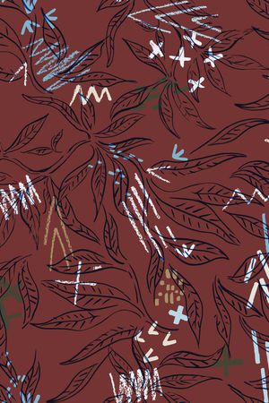 笔触印花华亿平台图片