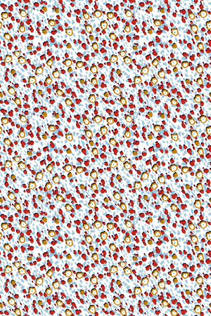 春夏华亿平台印花华亿平台图片