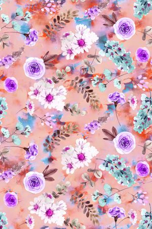 春夏华亿平台印花华亿平台图片