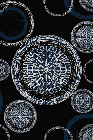 几何印花华亿平台图片