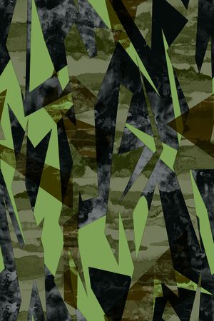 几何男装印花华亿平台图片