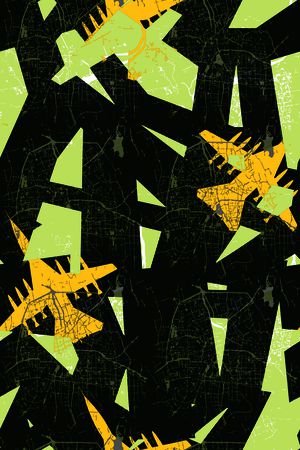 几何男装印花华亿平台图片