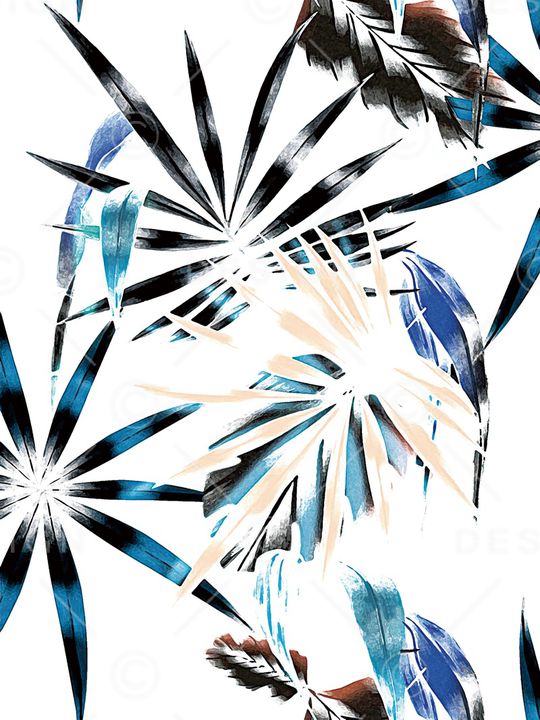 树枝印花华亿平台图片