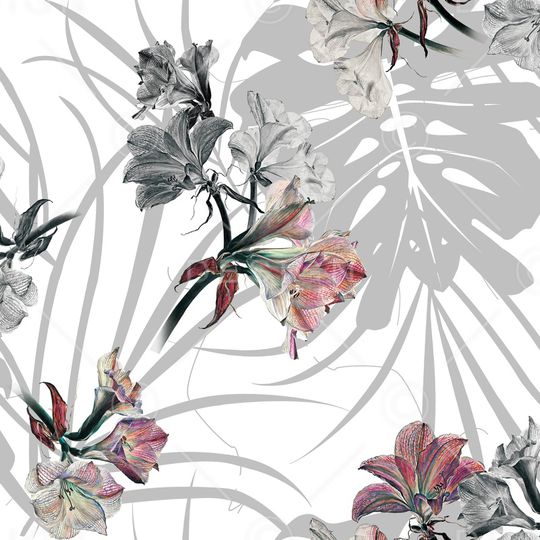 树枝印花华亿平台图片