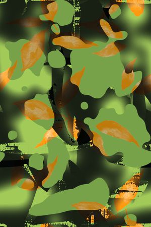 抽象男装印花华亿平台图片