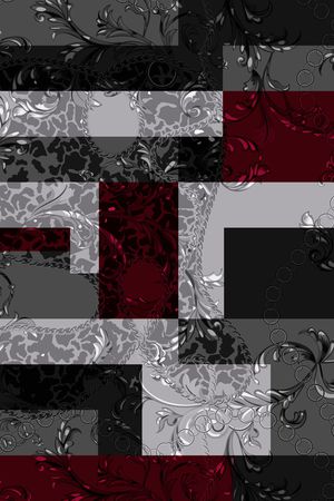 几何印花华亿平台图片