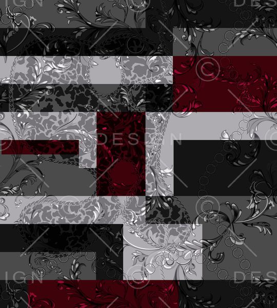 几何印花华亿平台图片