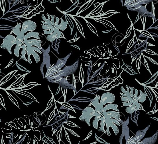 绿植树叶印花华亿平台图片