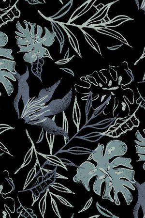 绿植树叶印花华亿平台图片