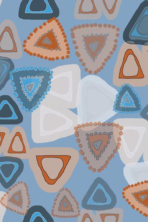 三角形印花华亿平台图片