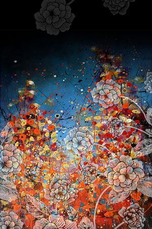 女装定位花印花华亿平台图片