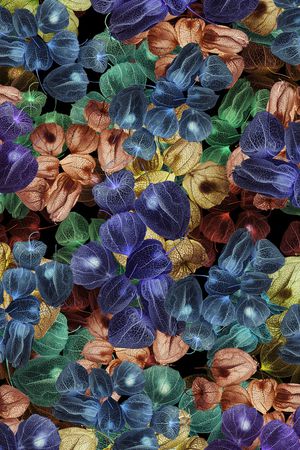 树枝印花华亿平台图片