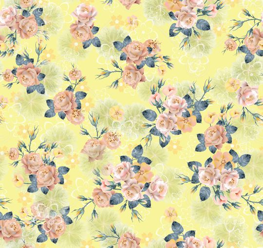 玫瑰花印花华亿平台图片