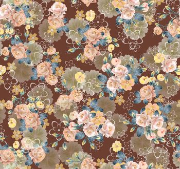 1296100-200221蔷薇回路咖啡色