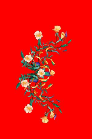 女装定位花印花华亿平台图片