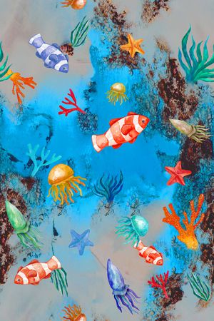 热带华亿平台印花华亿平台图片