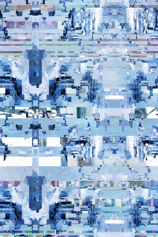 科技马赛克印花华亿平台图片