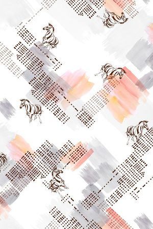 笔触印花华亿平台图片