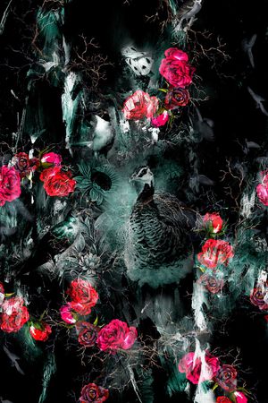 复古印花华亿平台图片