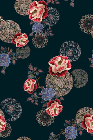 绣花华亿平台印花华亿平台图片