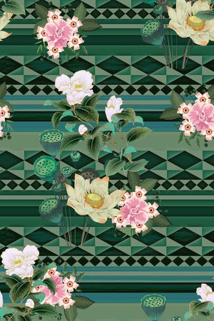 民族风印花华亿平台图片