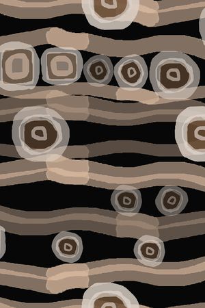 手绘线条笔触印花华亿平台图片