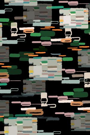 几何印花华亿平台图片