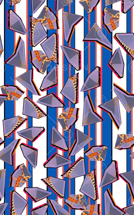 几何印花华亿平台图片