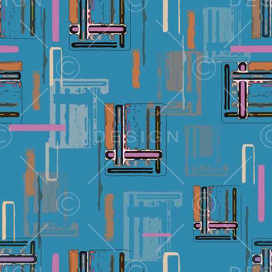 几何印花华亿平台图片