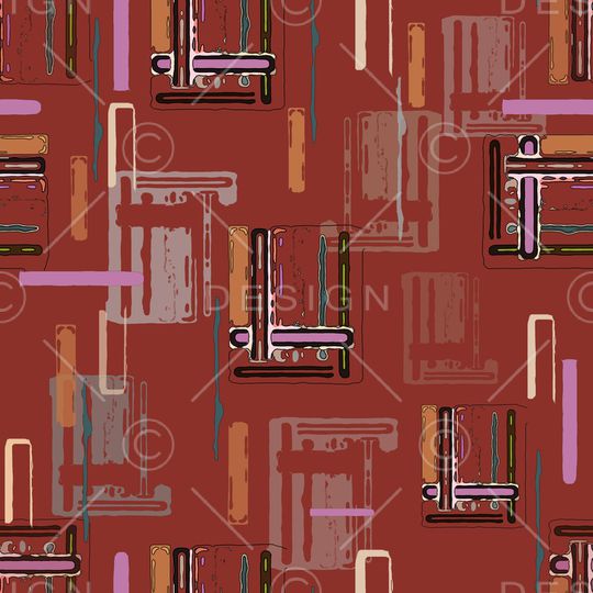 几何印花华亿平台图片