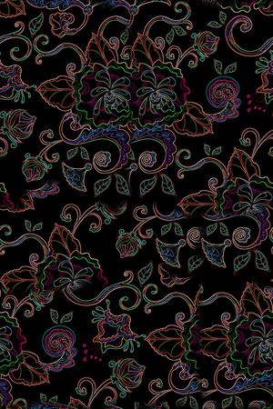 复古印花华亿平台图片