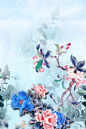 女装定位花印花华亿平台图片