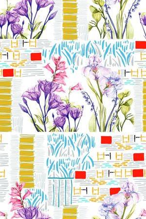 几何印花华亿平台图片