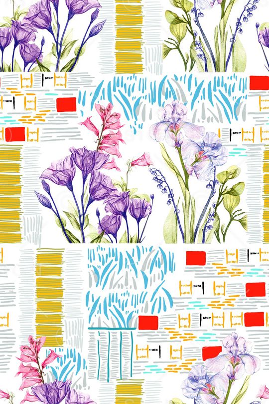 几何印花华亿平台图片