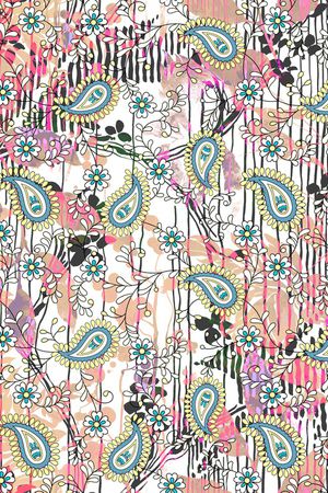 几何印花华亿平台图片