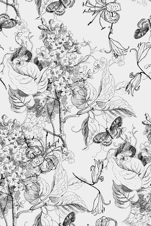 花鸟印花华亿平台图片