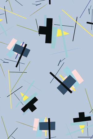 几何印花华亿平台图片