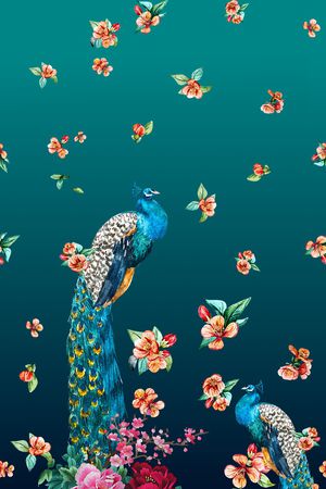 女装定位花印花华亿平台图片