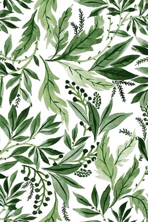 绿植树叶印花华亿平台图片