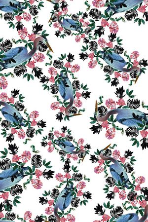 鸟印花华亿平台图片