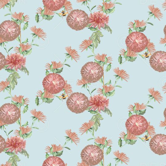 蜜蜂印花华亿平台图片