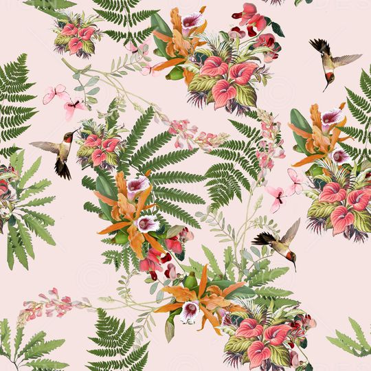 鸟印花华亿平台图片