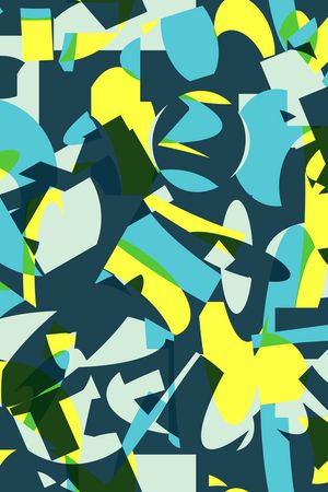 几何印花华亿平台图片