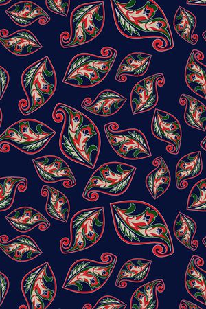 佩斯利印花华亿平台图片