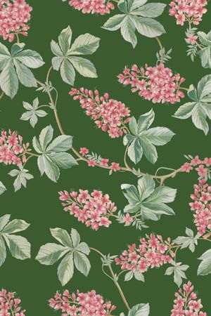 藤蔓花卉印花华亿平台图片