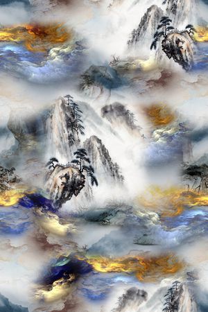 香云纱印花华亿平台图片